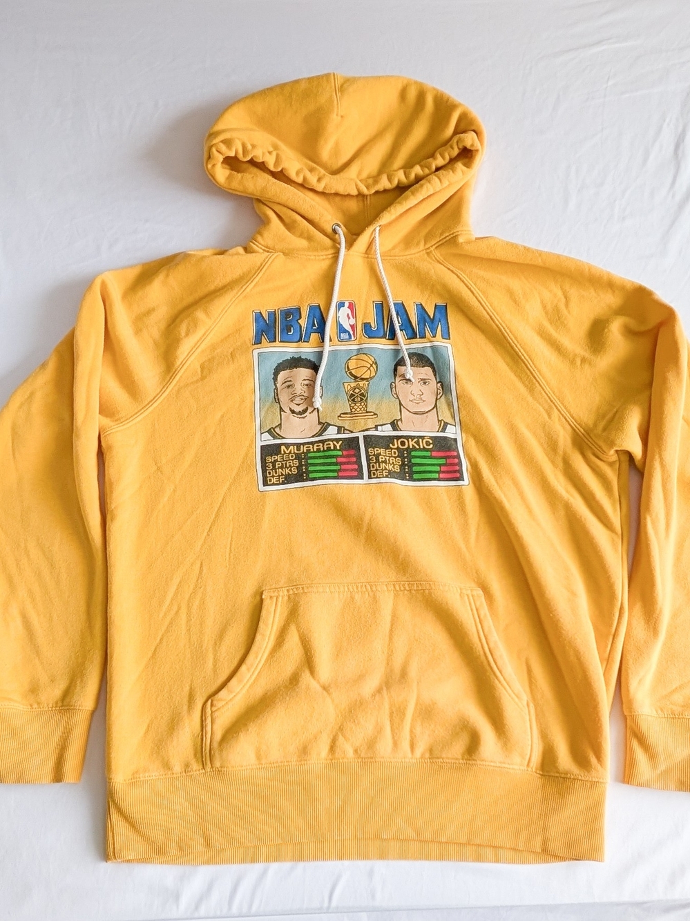 Denver Nuggets NBA Jam Championship Sweatshirt Homage Jokic Murray Size Large